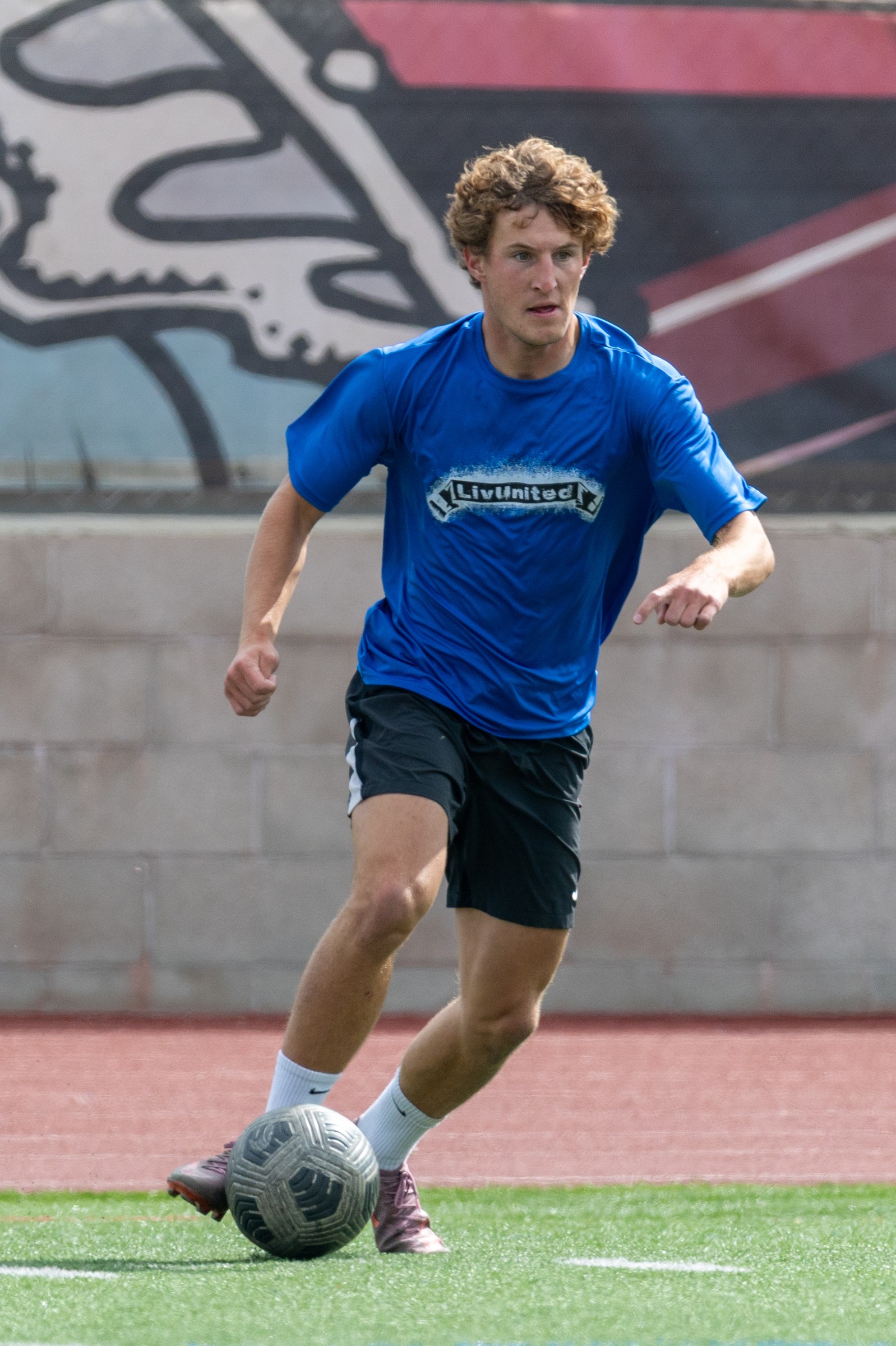 Men's program athlete on the field